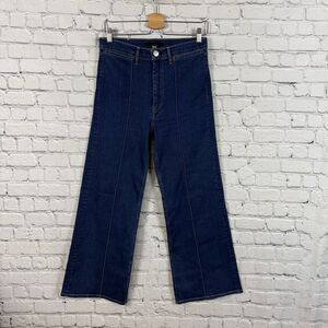 3x1 Dark Blue Wide Leg Jeans
